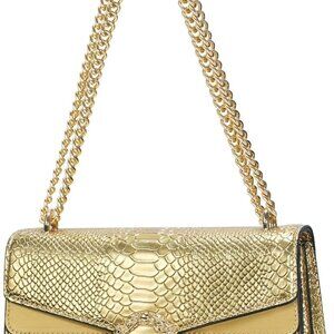 Women's Snake Print Leather Crossbody Shoulder Bag Satchel Purse Clutch